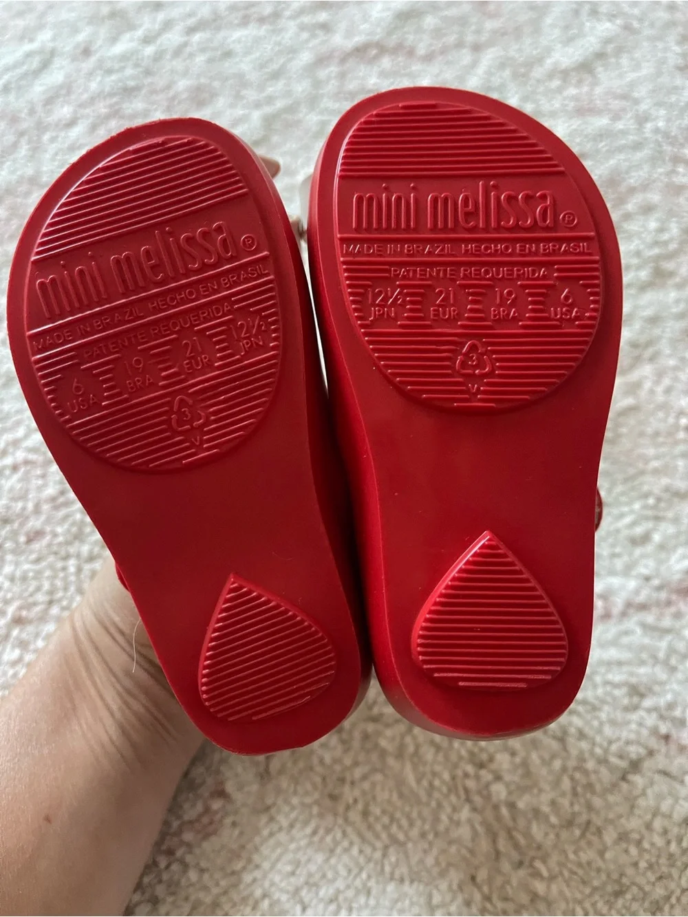 Mini Melissa bright red